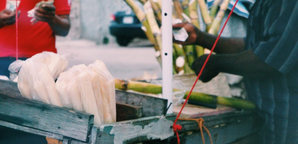 طريقة عصر قصب السكر