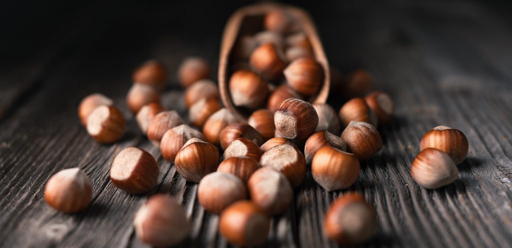 البندق غني بالعناصر الغذائية