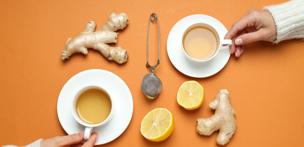 شاي الزنجبيل الساخن والمفيد