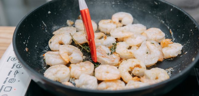 تحمير الروبيان