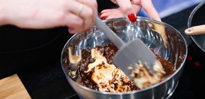 نضيف مكونات الحشوة