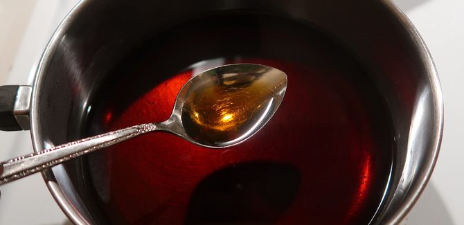 نترك المكونات على النار