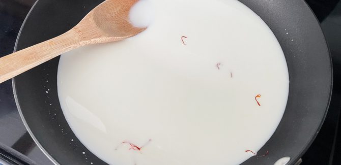نحمّس الحليب