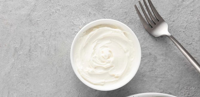 نخلط المايونيز مع الزبادي
