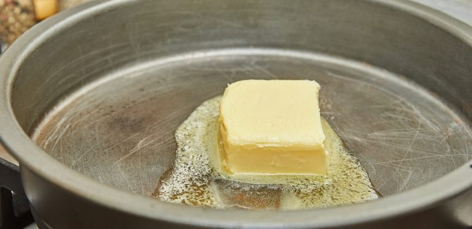 تذويب الزبدة