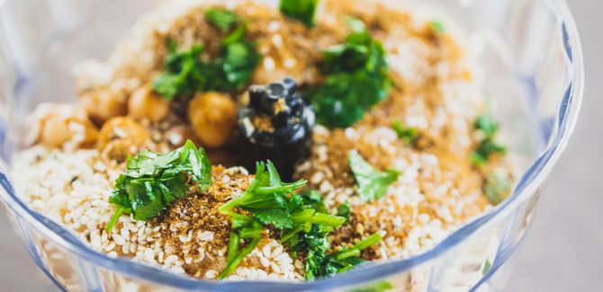 نطحن المكونات