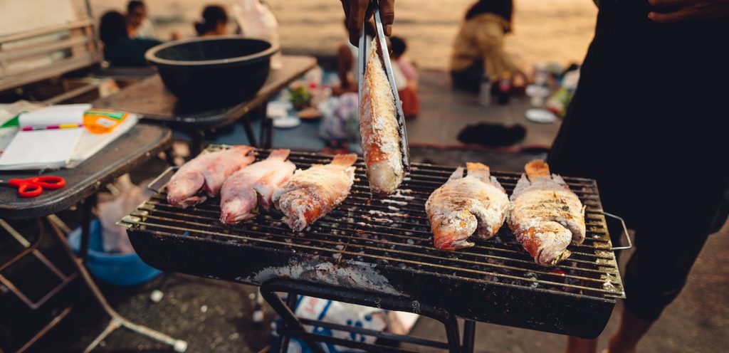 السمك المشوي