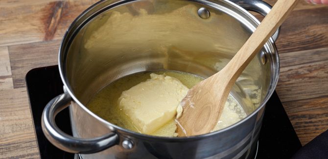 تذويب الزبدة