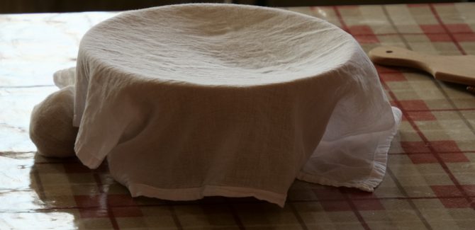تغطية العجينة