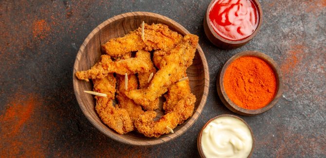 تقديم الدجاج