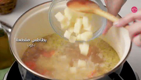 إضافة الخضروات