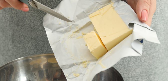 نضيف الزبدة