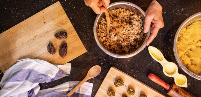 نخلط المكونات