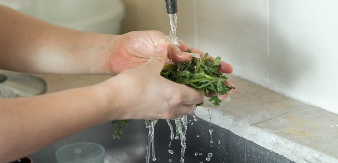 غسل البقدونس يحتاج إلى عناية دقيقة