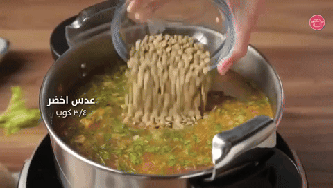 إضافة العدس