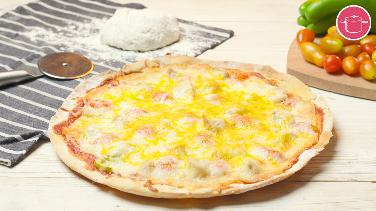 Pizza, Food, Bread