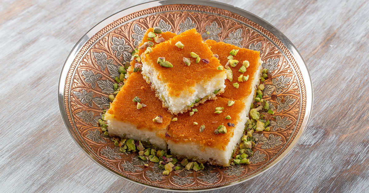 بسبوسة بقشطة!