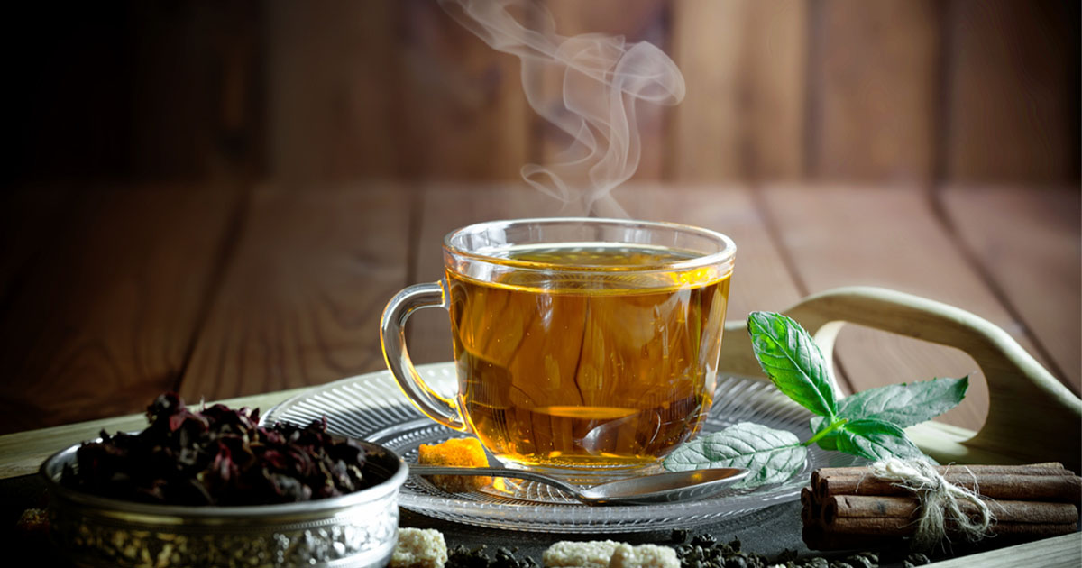 مشروب الشاي الأخضر!