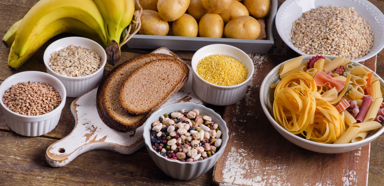 مأكولات غنية بالكربوهيدرات