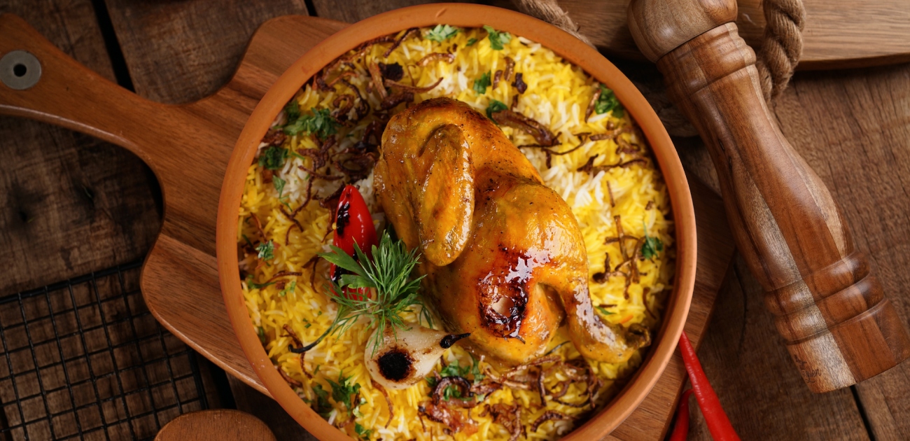 تقديم الكبسة