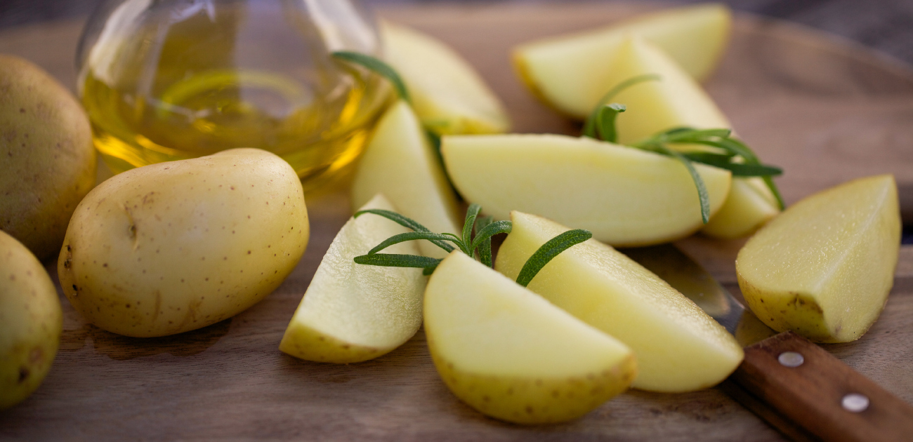 نقطّع البطاطس